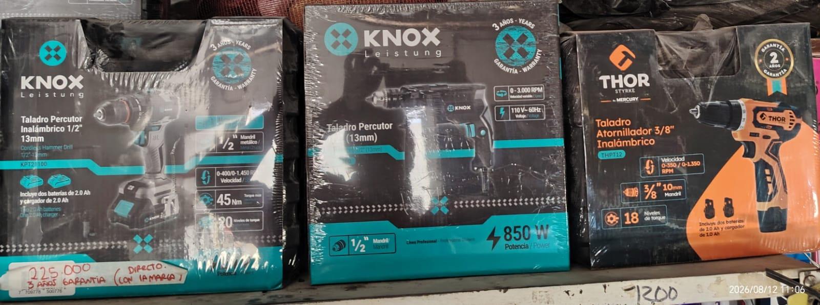 Taladro Percutor Inalámbrico KNOX 1/2" 13mm KPT21100